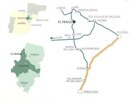 C�mo llegar a El Frago